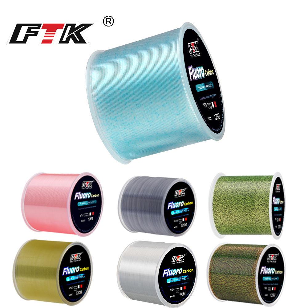 Fluorocarbon Line - FTK 120m Invisible Fishing Line Speckle