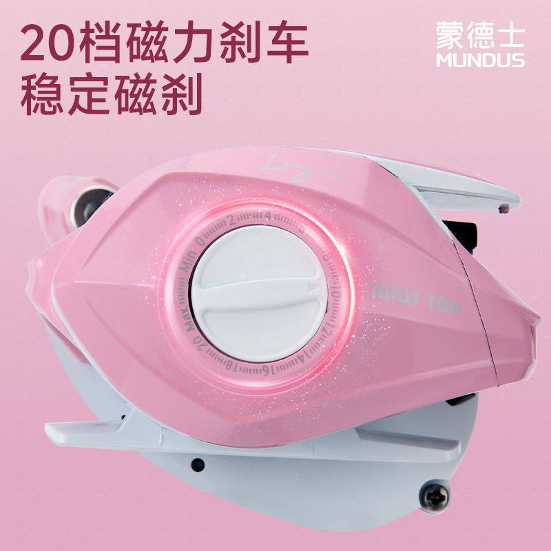 Pink 6.3:1 Gear Ratio 3+1 Ball - Ice Fishing Line ulasan dan harga