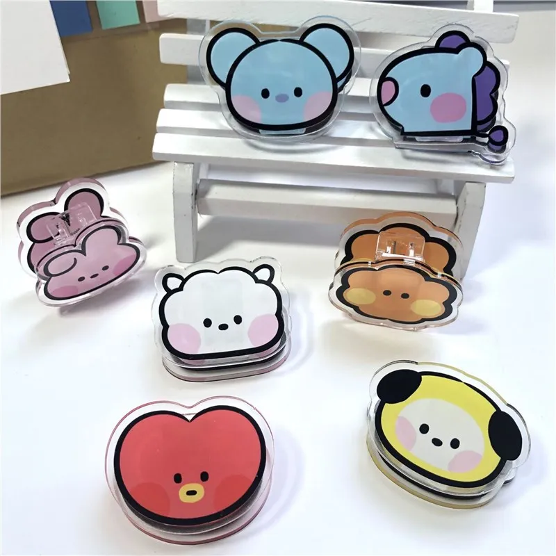Kawaii BT21 Memo Clip Acrylic  - Tippet Line ulasan dan harga