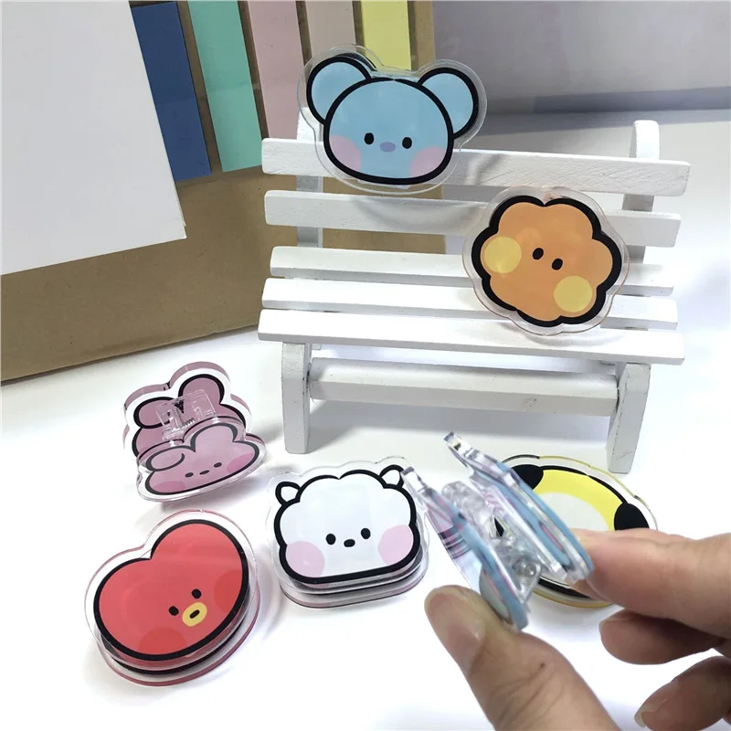 Kawaii BT21 Memo Clip Acrylic  - Tippet Line ulasan dan harga