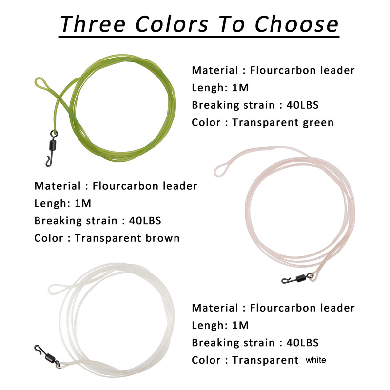3Pcs/5pcs 40LB Carp fishing le - Fluorocarbon Line ulasan dan harga