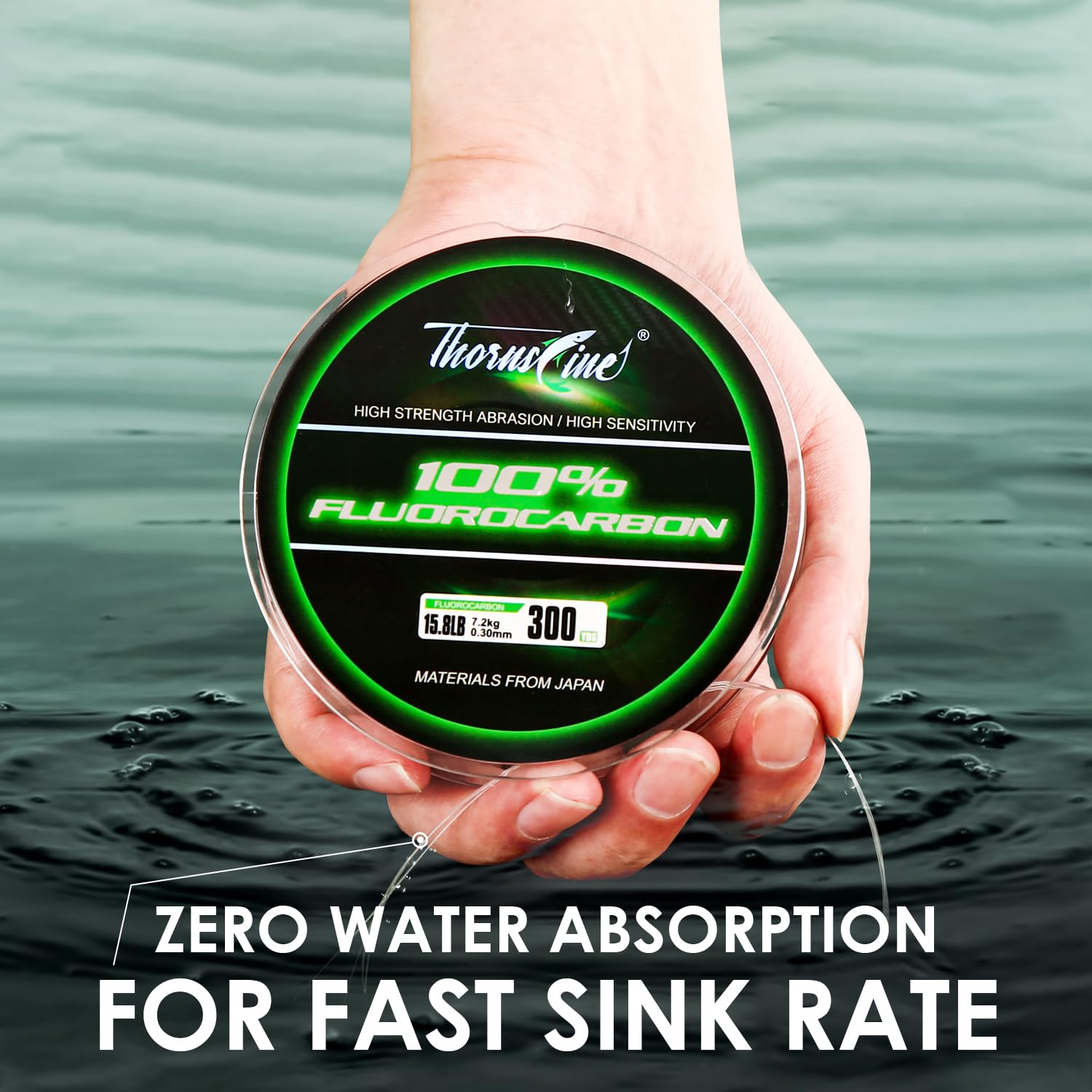ThornsLine 100% Fluorocarbon F - Fluorocarbon Line ulasan dan harga
