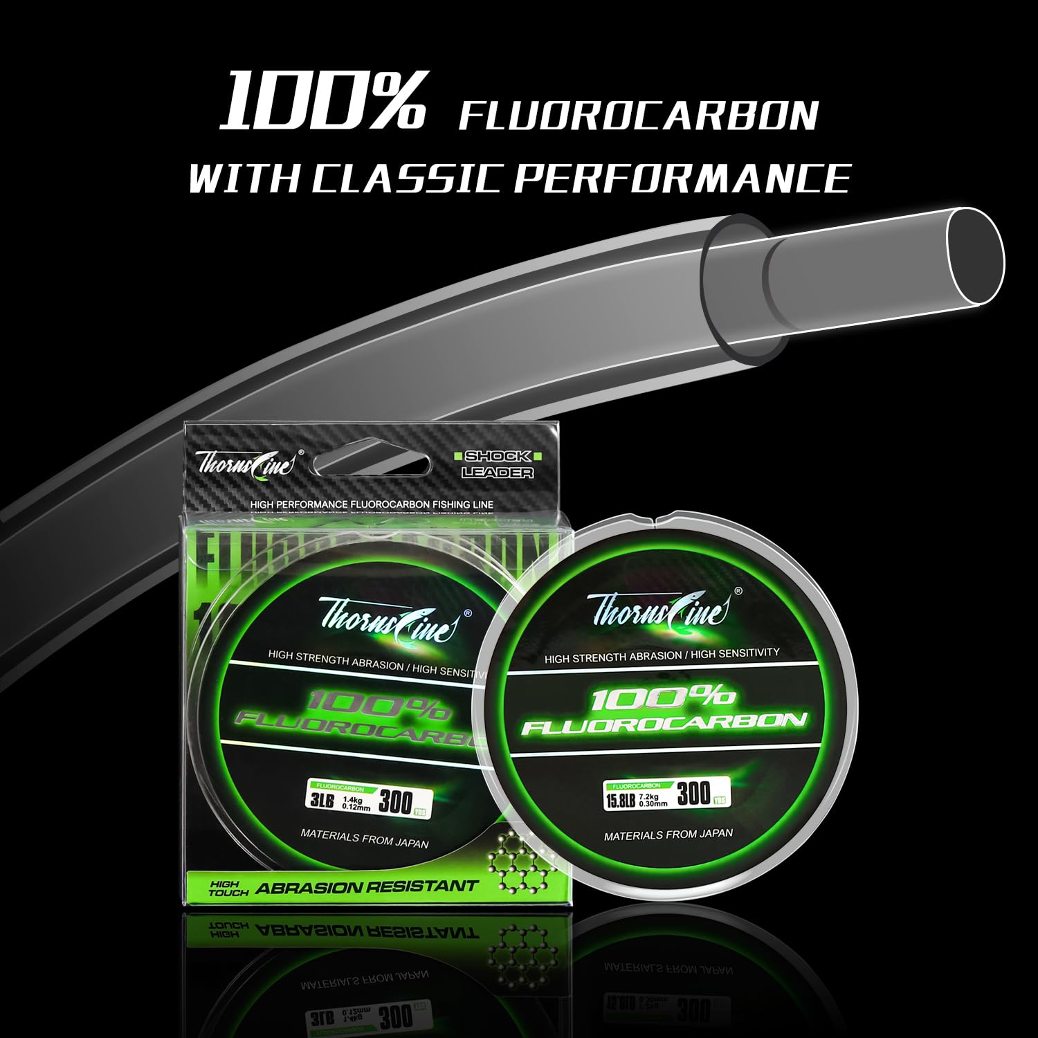 ThornsLine 100% Fluorocarbon F - Fluorocarbon Line ulasan dan harga
