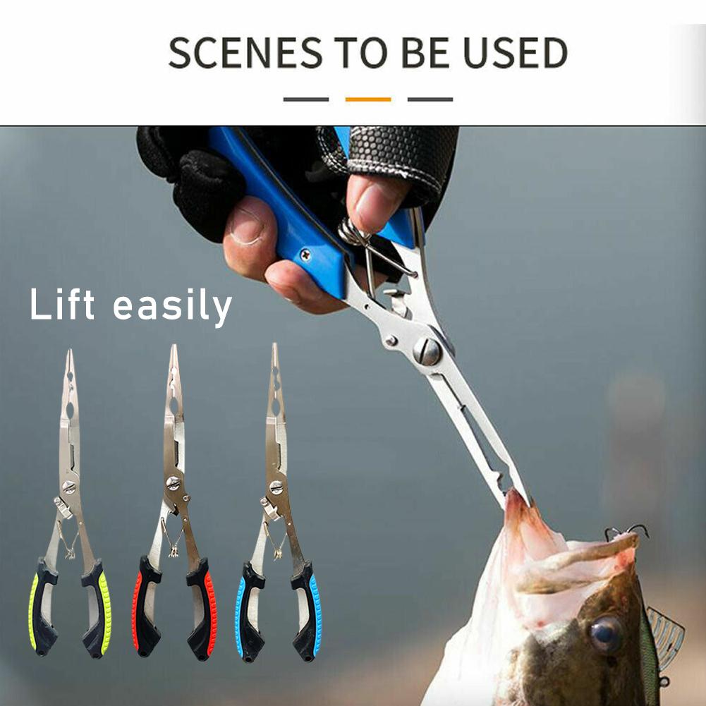 Stainless Steel Fishing Pliers - Fishing Line Cutter ulasan dan harga