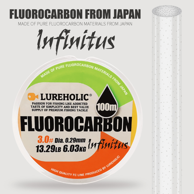 Lureholic Infinity Utra Soft 1 - Fluorocarbon Line ulasan dan harga